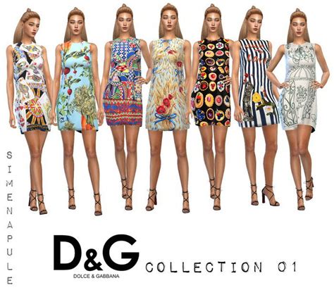 Sims 4 Dolce & Gabbana CC 